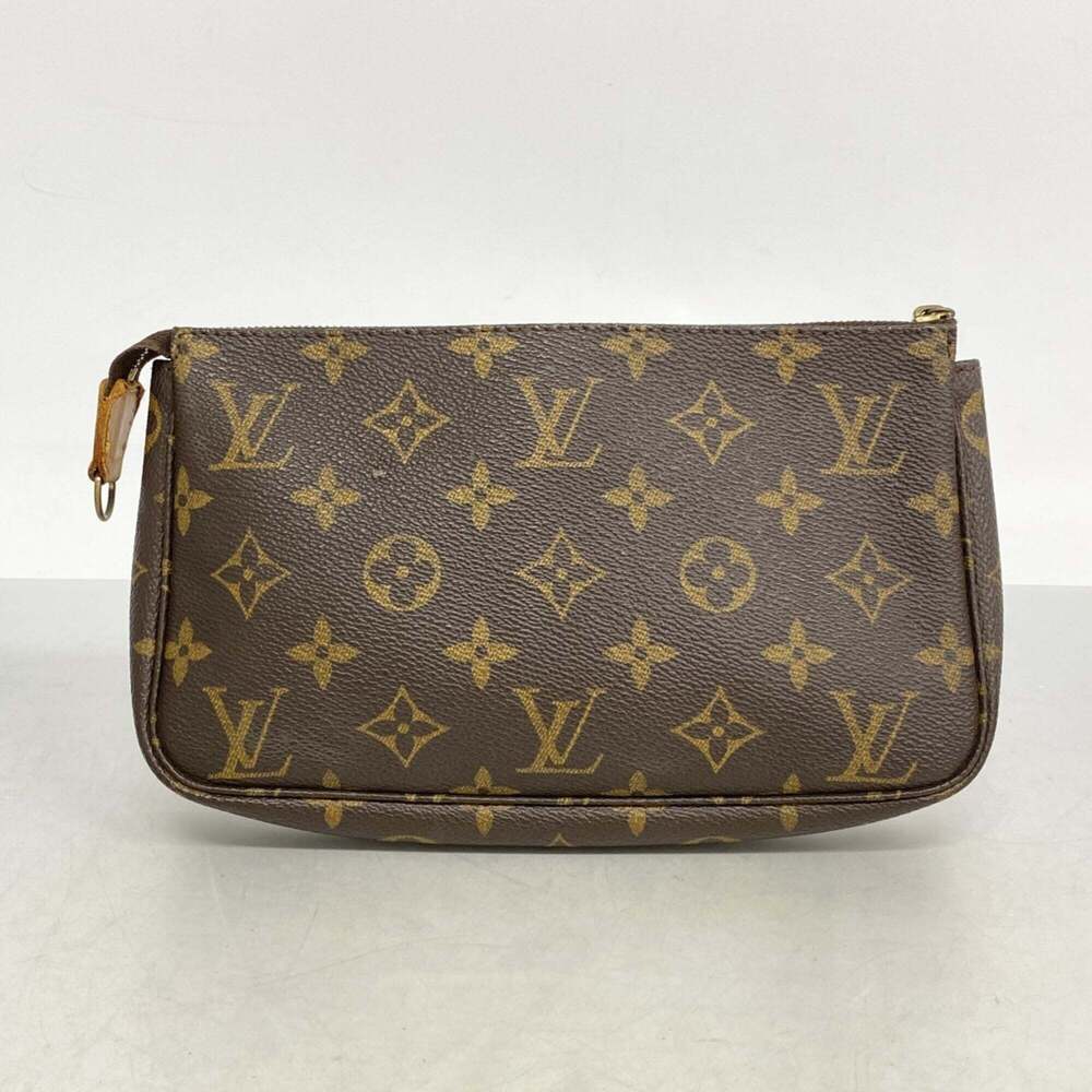 LOUIS VUITTON Brown Monogram Pochette Pouch - Picture 8 of 8